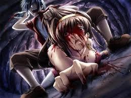 Gore: anime literalmente sangriento. Ejemplos: Elfen Lied, Gantz, Genocyber, Deadman Wonderland, Higurashi no Naku Koro ni, Kara no Kyōka...