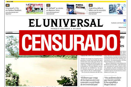 Censura de los medios de comunicación