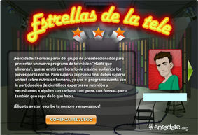Fichas técnicas Nombre: Estrella de la tele. Área: cognitiva. nivel de usuario: Etapa avanzada. Descripción: Es para poner a prueba los c...