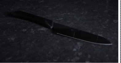 The second location was set in a kitchen -during this the audience begins to understand what the antagonists has done.