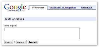 Traductor: Esta herramienta te permite traducir un texto.