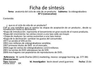 TIPOS DE FICHAS Y MAPAS CONCEPTUALES
