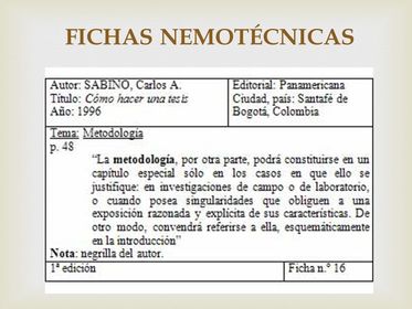 FICHAS NEMOTÉCNICAS