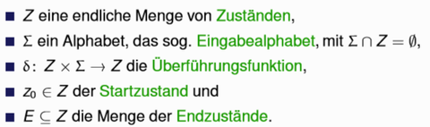 deterministischer endlicher Automat