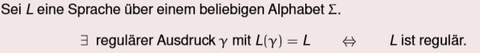 Satz von Kleene