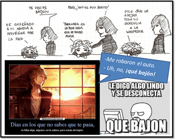 Por ejemplo: ¡Bajón!