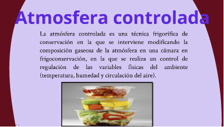 Uso de atmosferas controladas