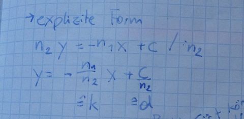 explizite Form