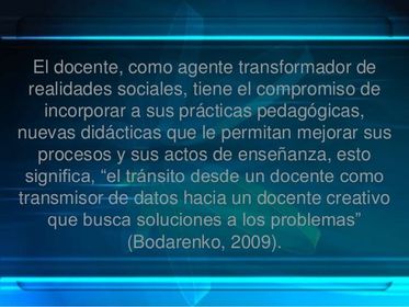 Los y las docentes de educación media, orientación ético-pedagógica y didáctica El trabajo de una escuela fracasará si no se cuenta con u...