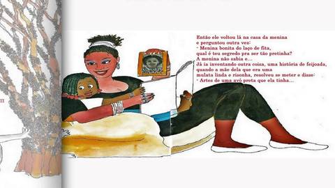 AFRICANIDADES - HISTÓRIA: MENINA BONITA DO LAÇO DE FITA