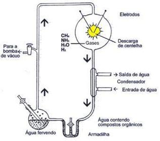Stanley Miller (1930-2007) provou em seu experimento que substâncias orgânicas podiam ser produzidas, como afirmara Oparin.