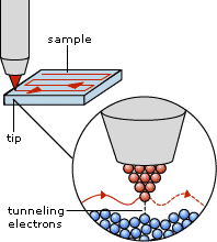 How do scientists see atoms?