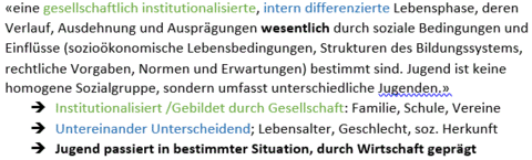 Begriff Jugend Bernhard Schäfer &amp; Albert Scherr