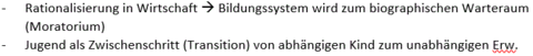Begriff Jugend 2. Hälfte des 20 Jhdt.