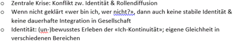 Konzept der Identität (Erikson)