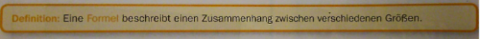 Was ist eine Formel?
