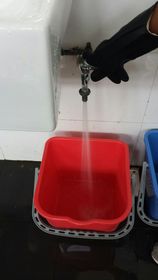 * To contain water to rinse the mop