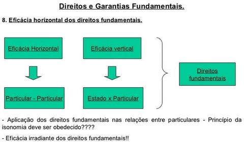 Eficácia horizontal dos Direitos Fundamentais, Deveres Fundamentais e Princípios