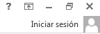 Es el grupo de Botones que nos permiten maximizar. minimizar y cerra el documento en uso.