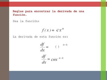 Derivada de la potencia de una función