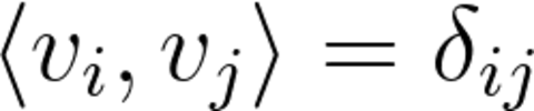 Wie lässt sich das Kronecker Delta in Bezug auf eine Orthonormalbasis bringen?