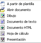 Lo primero que hay que hacer para trabajar con OpenOffice.org Writer es, obviamente, arrancar el programa. Al menú Inicio se accede desde...