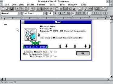 Las Versiones Microsoft mas Importantes