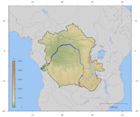 Continent: Àfrica Naiximent: Kudelengu Desembocadura: Oceà Àtlantic Longitud: 4380 Km Cabal: 41800 m³/s Afluents: Lualaba, Lufira i Lubud...