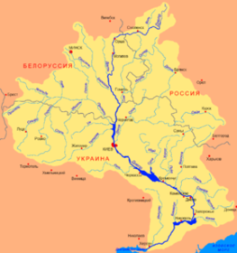 Continent: Europa. Naiximent: Meseta de Valdài. Desembocadura: Mar Negre. Longitud:2290 km. Cabal: 1670.l/s Conca hidrogràfica: Dnièper.