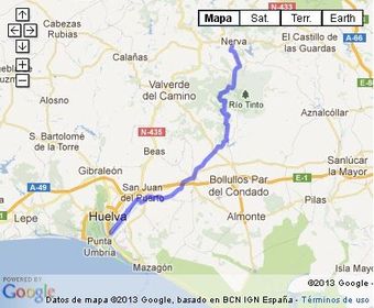 Continent: Europa Naiximent: Sierra de Pdre Caro (Huelva) Desembocadura: Oceà Atlantic Longitud: 100 km Cabal: n/d Afluents: no tiene Con...