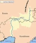 rius d'europa Naiximent : Muntanyes Urals Desembocadura : Mar Caspi Caudal: 400 mts cubicos /S Longitud: 2.428 km Cuenca Hidrografica: Af...