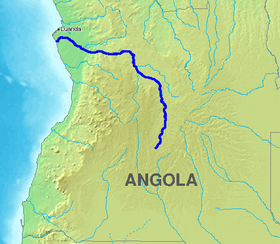 Continent: Àfrica Naiximent: Meseta de Bie Desembocadura: Oceà Atlàntic longitud:965 km Cabal: 825 m3/s Afluents: Mucoso, Lombe, Cuíje, C...