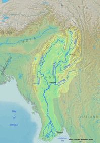 Continent: Àsia Naiximent: Confluència dels rius Mali Hka (320 km) y N'Mai Hka Desembocadura: Mar de Andamán (Índic) Longitud: 2.170 km C...