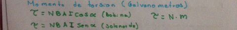Formulas para momentos de torsión