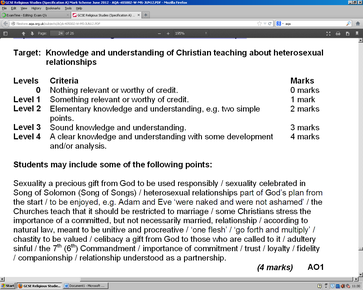 Explain Christian teaching about heterosexual relationships.