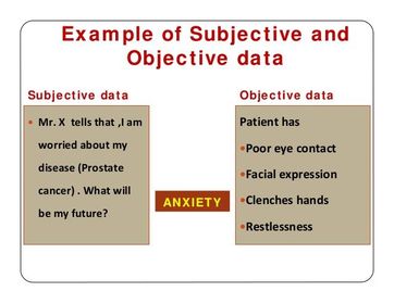 objective vs. subjective