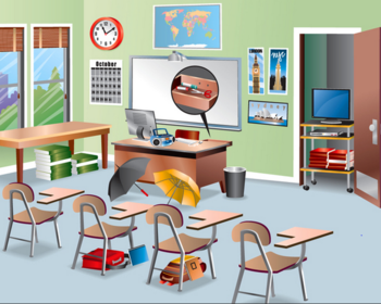El salón de clases es grande