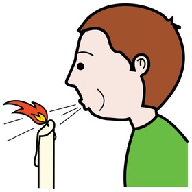 Presente: Blow Pasado: Blew Participio: Blown