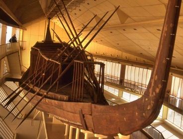 Discovered in 1952 buried under the Great Pyramid; It would be needed to ferry King Khufu's spirit across the sky to be with Ra, the sun god