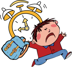 Llegar puntualmente según el horario establecido.