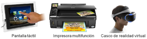 De salida: *Monitor *Impresora *Bocinas