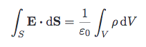 LAWS Gauss's Law (Integral)