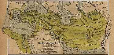 A map of the Achaemenid Empire