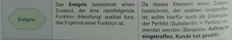 Lf 11.Geschäftsprozesse darstellen und optimieren ... Ereignis