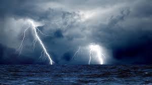 7. It's stormy