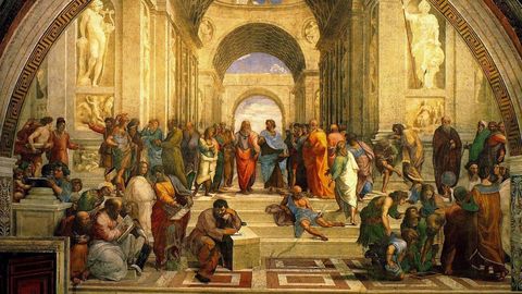 La escuela de Atenas