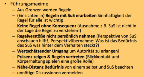 Beziehungsgestaltung: Führen • Führungsmaxime