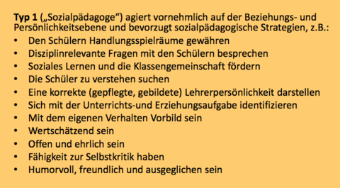 Einige Strategien „erfolgreicher“ Lehrer