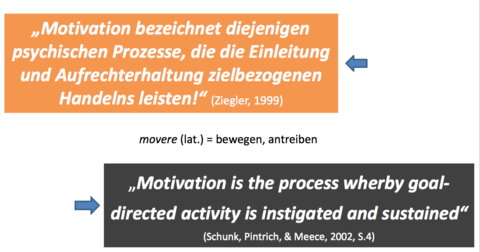2 Begriffsbestimmungen vong Motivation her
