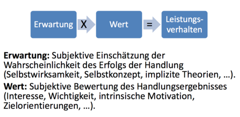 Erwartung x Wert Theorie was ist Erwartung was ist Wert und was ergibt das ganze in einer Gleichung?